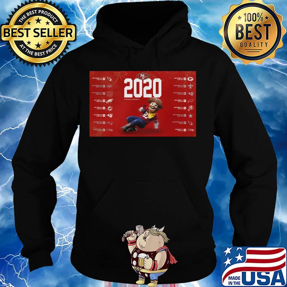 San francisco 49ers football 2020 season schedule s Hoodie