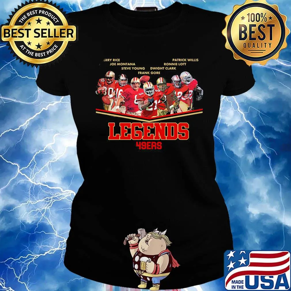 San francisco 49ers football team player legends s Ladies tee