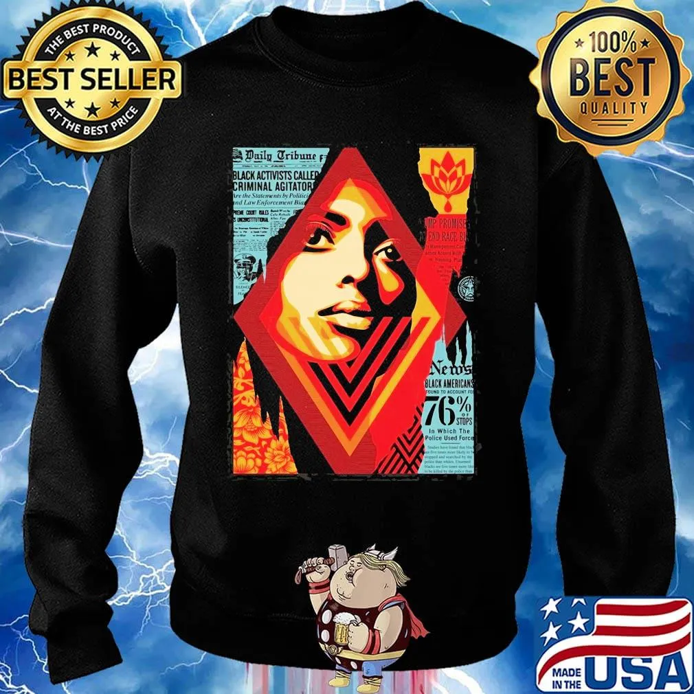 Shepard fairey bias by numbers s Sweater