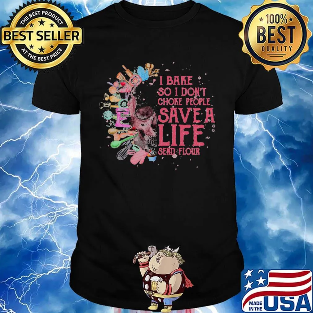 Skull baker i bake so i don't choke people sace a life seand flour shirt