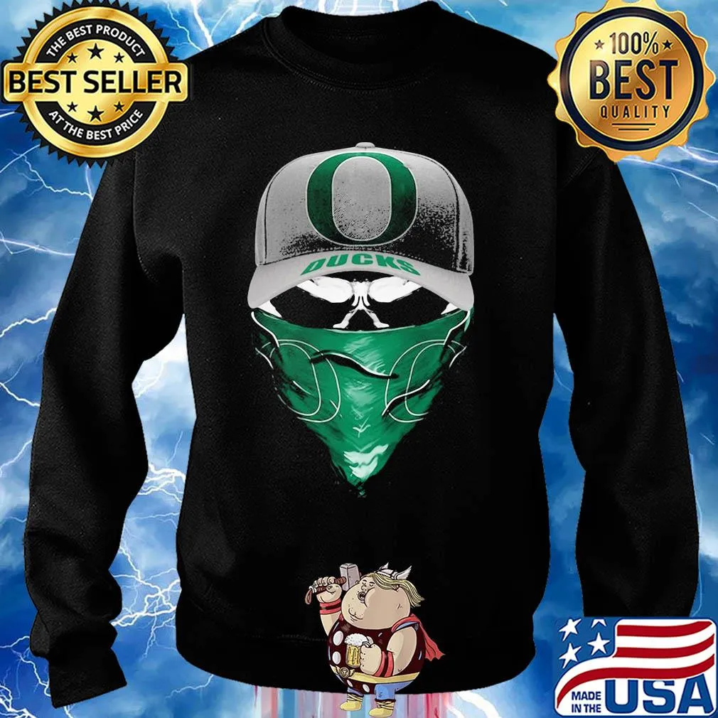 Skull mask oregon ducks football s Sweater