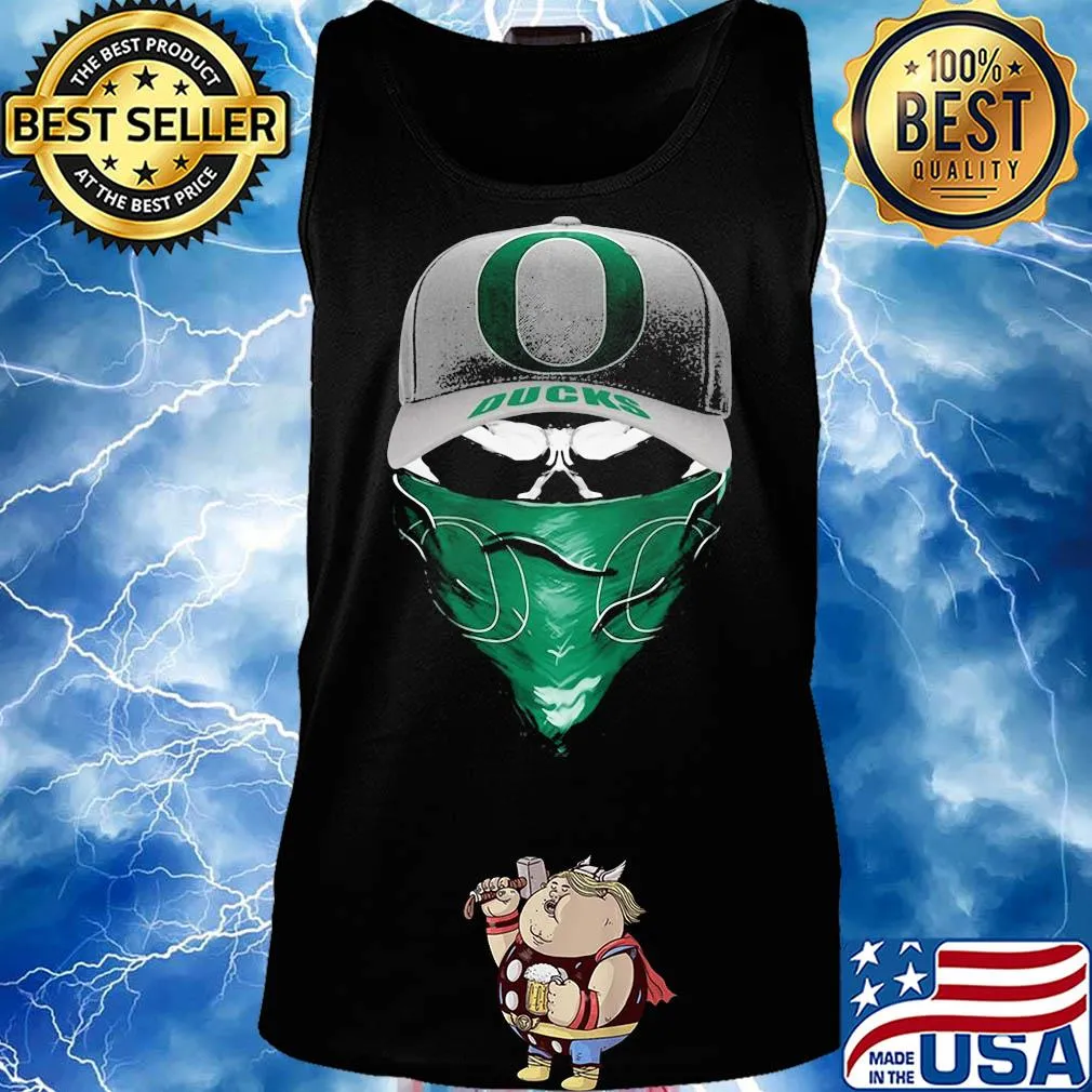 Skull mask oregon ducks football s Tank top