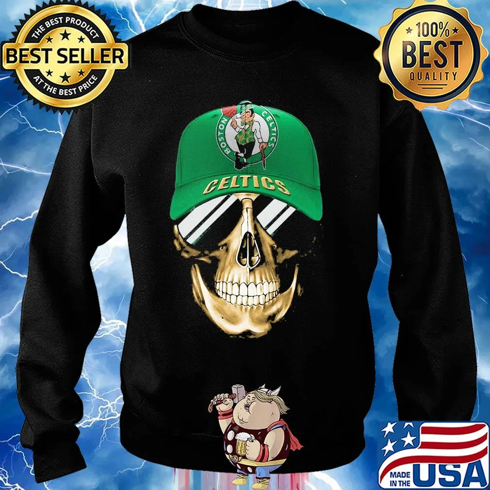 Skull smile oklahoma boston celtics basketball s Sweater