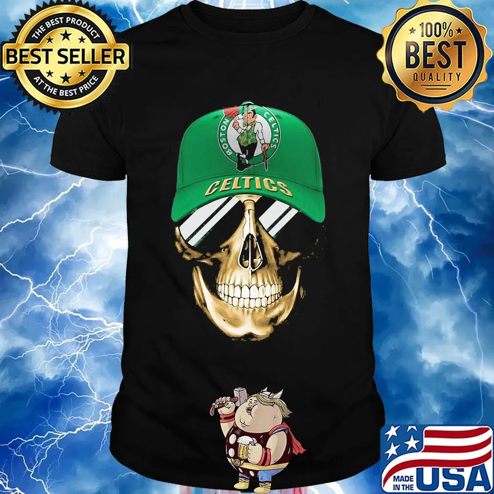 Skull smile oklahoma boston celtics basketball shirt