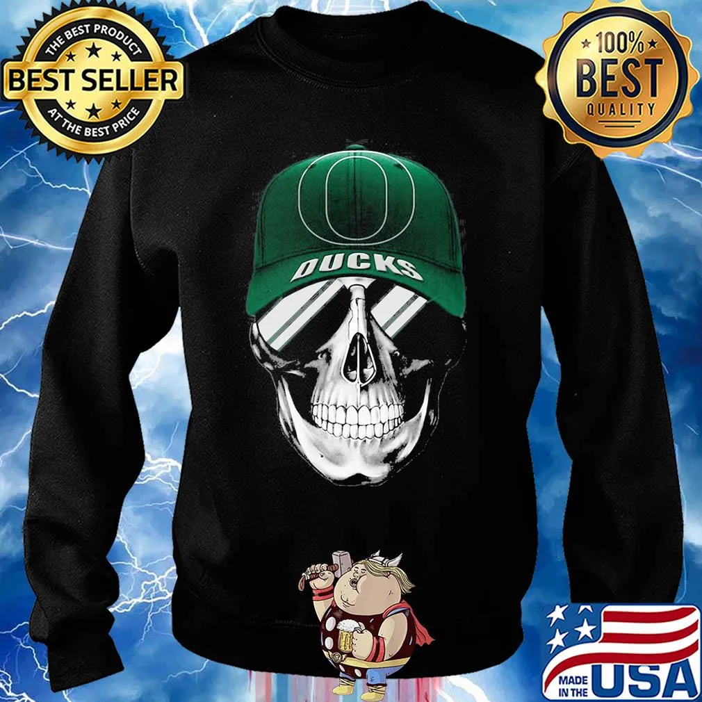 Skull smile oregon ducks s Sweater
