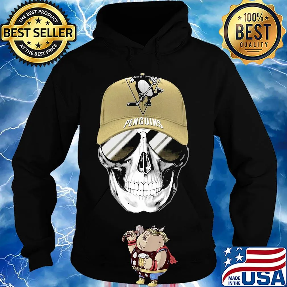 Skull smile pittsburgh penguins hockey s Hoodie