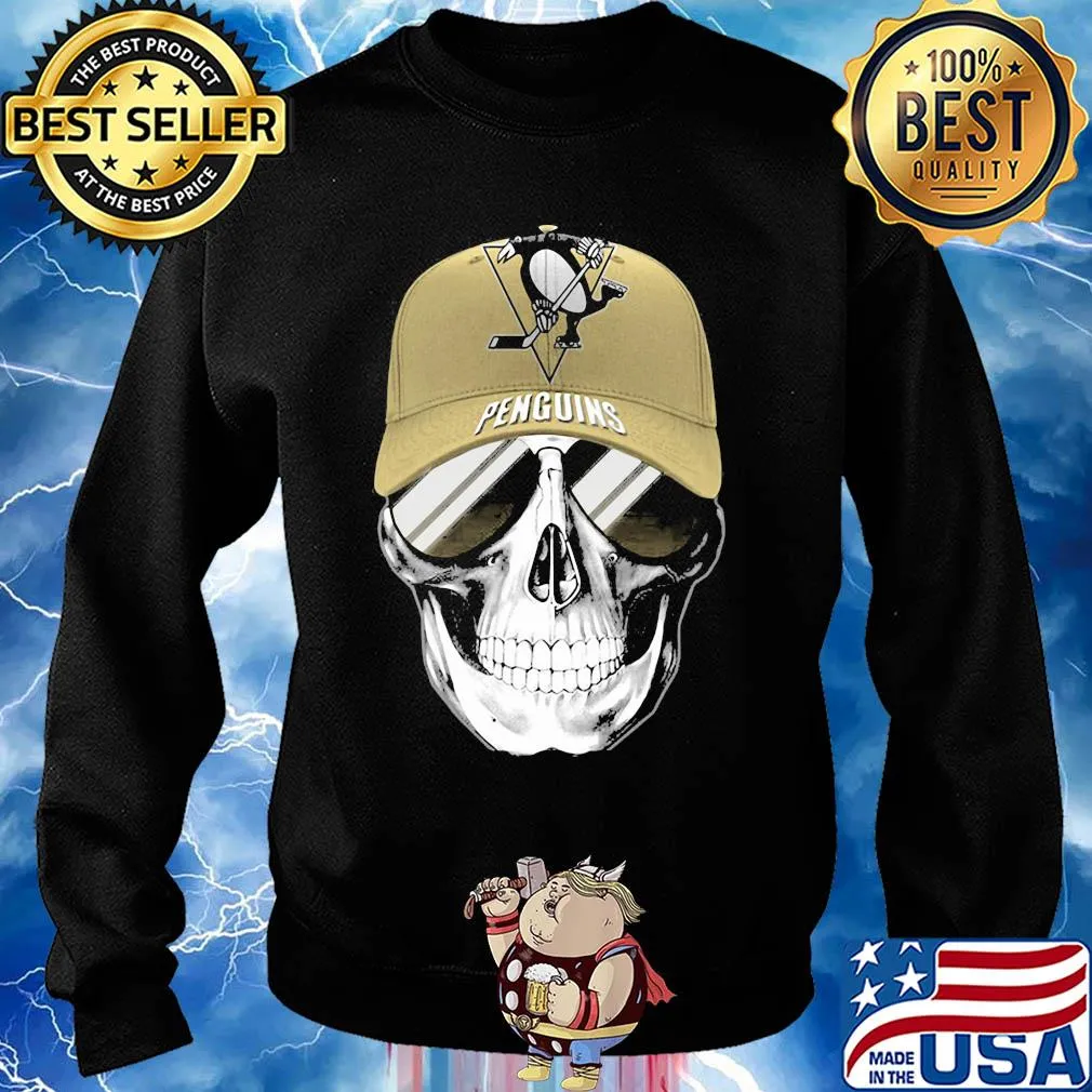 Skull smile pittsburgh penguins hockey s Sweater
