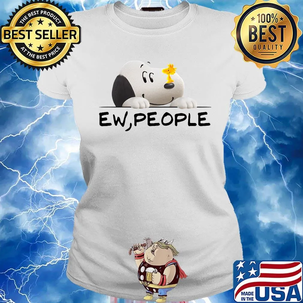 Snoopy and woodstock ew people s Ladies tee