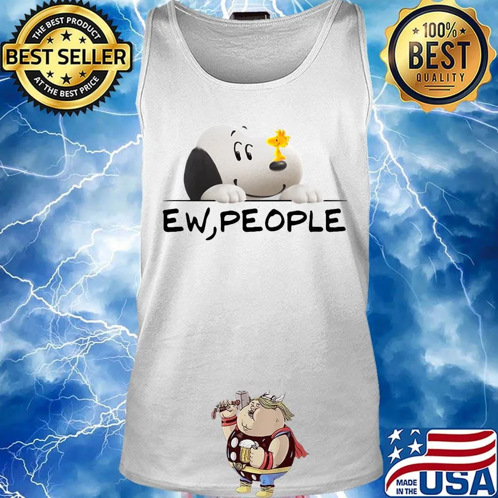 Snoopy and woodstock ew people s Tank top
