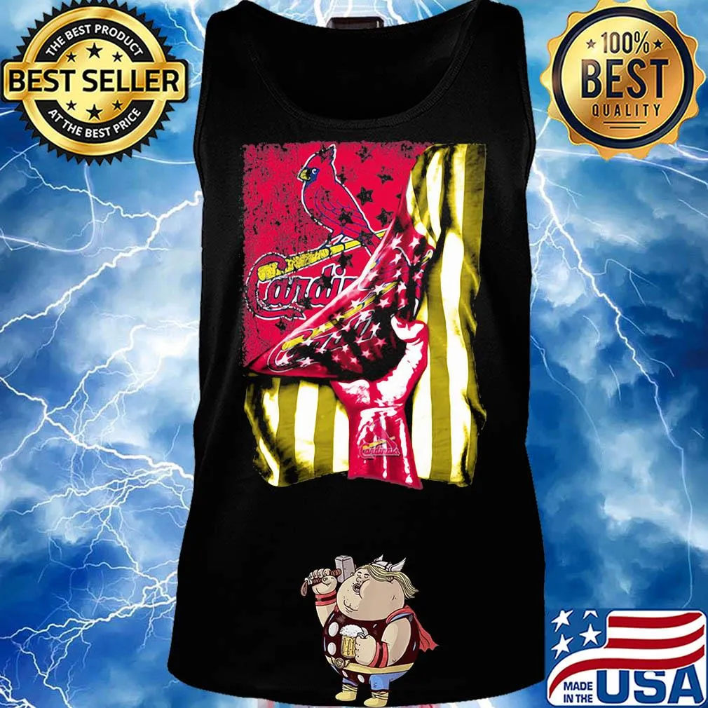 St.louis cardinals american flag independence day s Tank top
