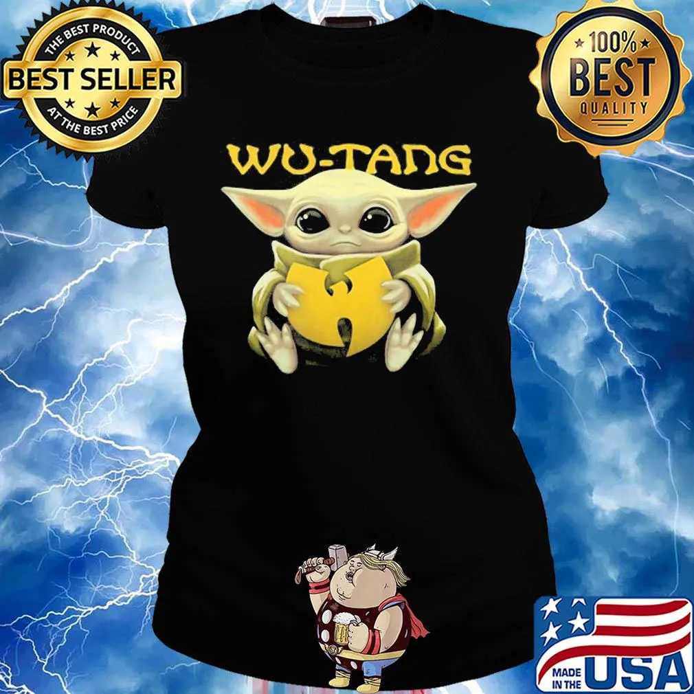 Star wars baby yoda hug wu-tang clan s Ladies tee