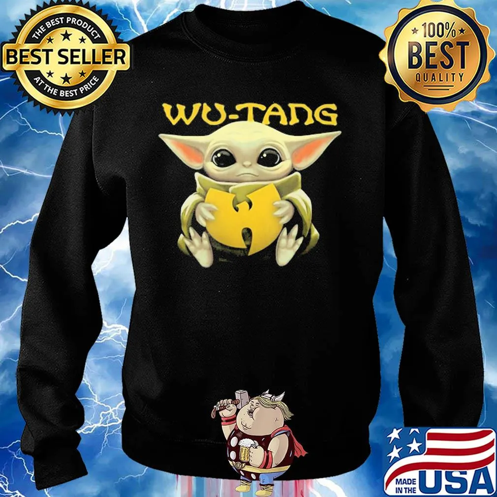 Star wars baby yoda hug wu-tang clan s Sweater