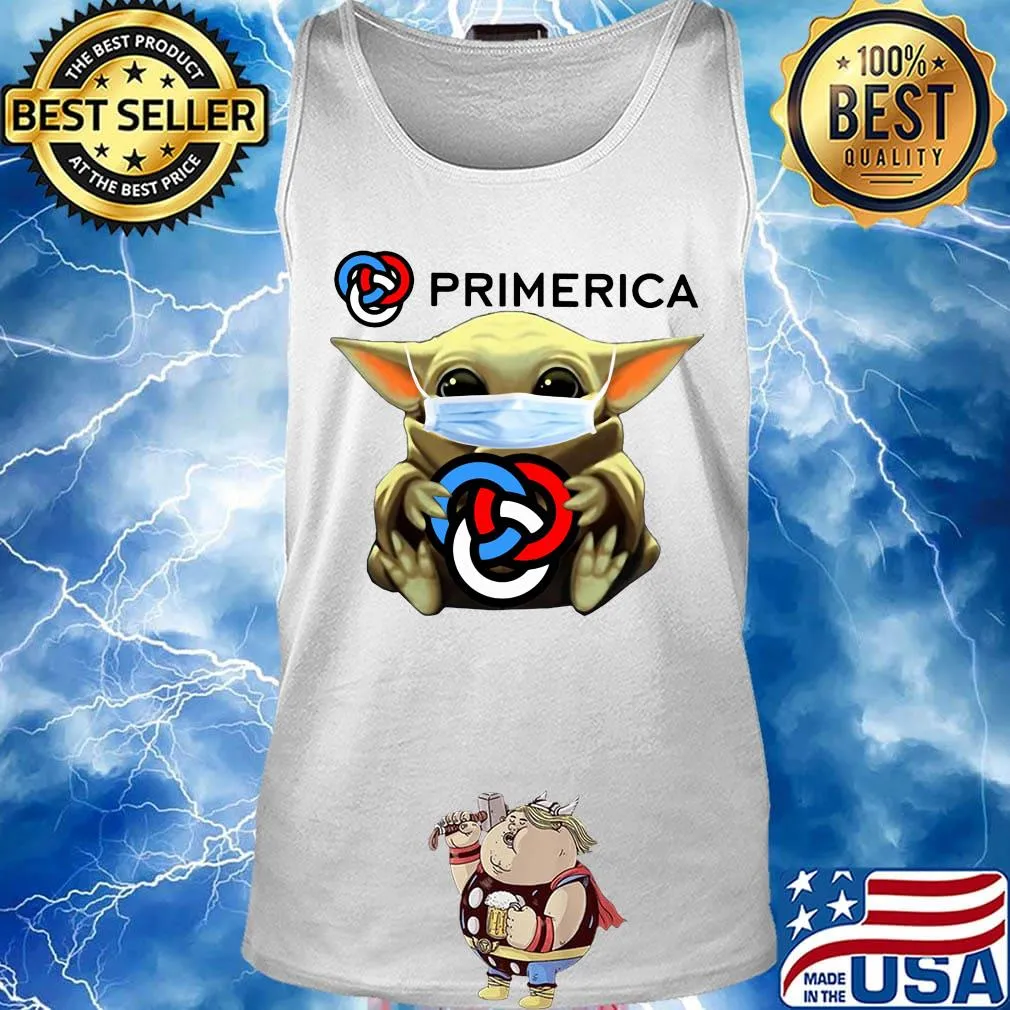 Star wars baby yoda mask hug primerica s Tank top