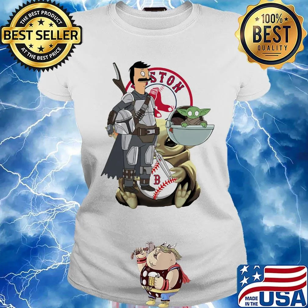 Star wars darth vader and baby yoda boston red sox s Ladies tee
