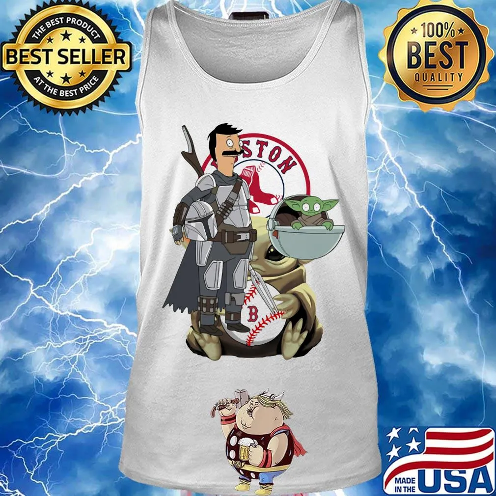 Star wars darth vader and baby yoda boston red sox s Tank top