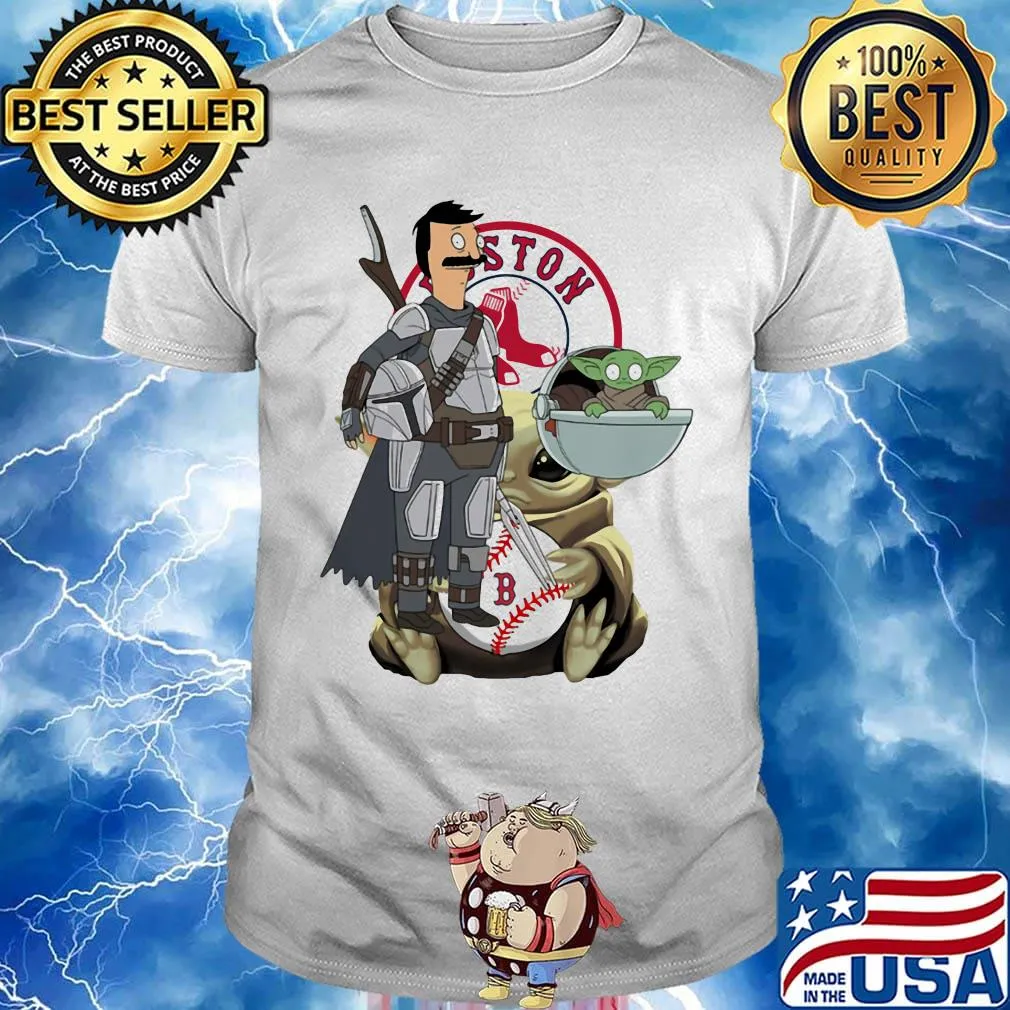 Star wars darth vader and baby yoda boston red sox shirt