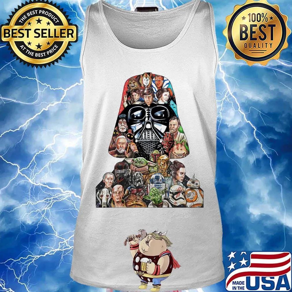 Star wars darth vader and characters s Tank top