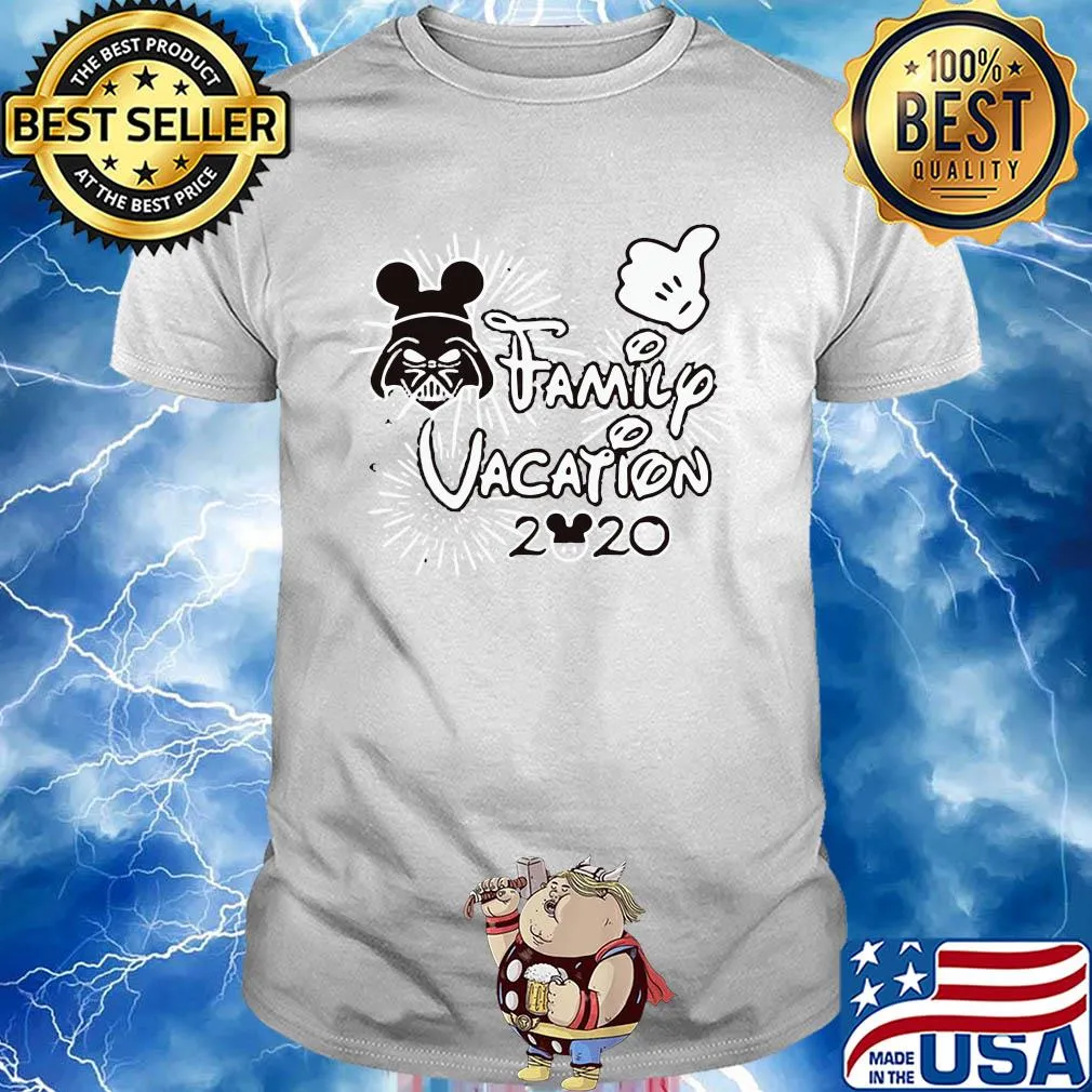 Star wars darth vader family vacation 2020 mickey mouse shirt