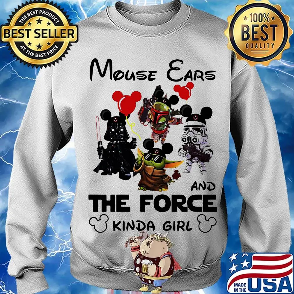 Star wars mouse ears and the force kind of girl s Sweater