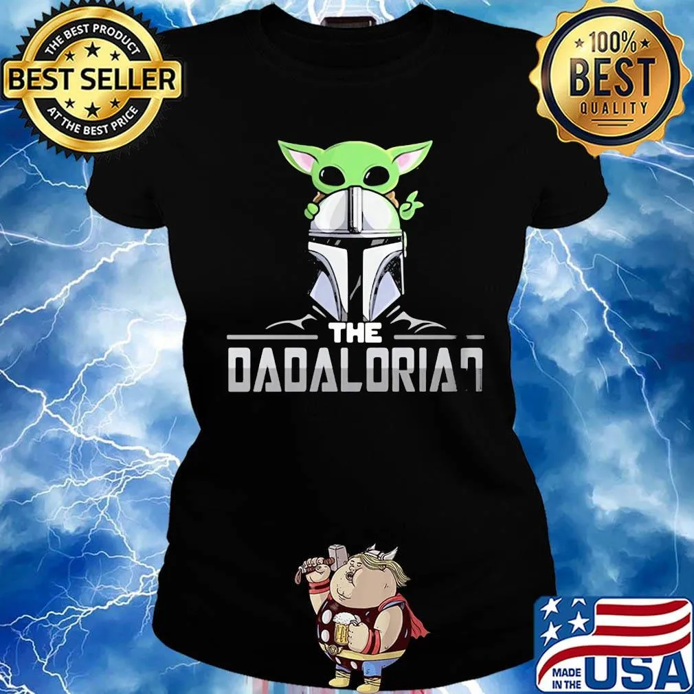 Star wars the dadalorian and baby yoda s Ladies tee