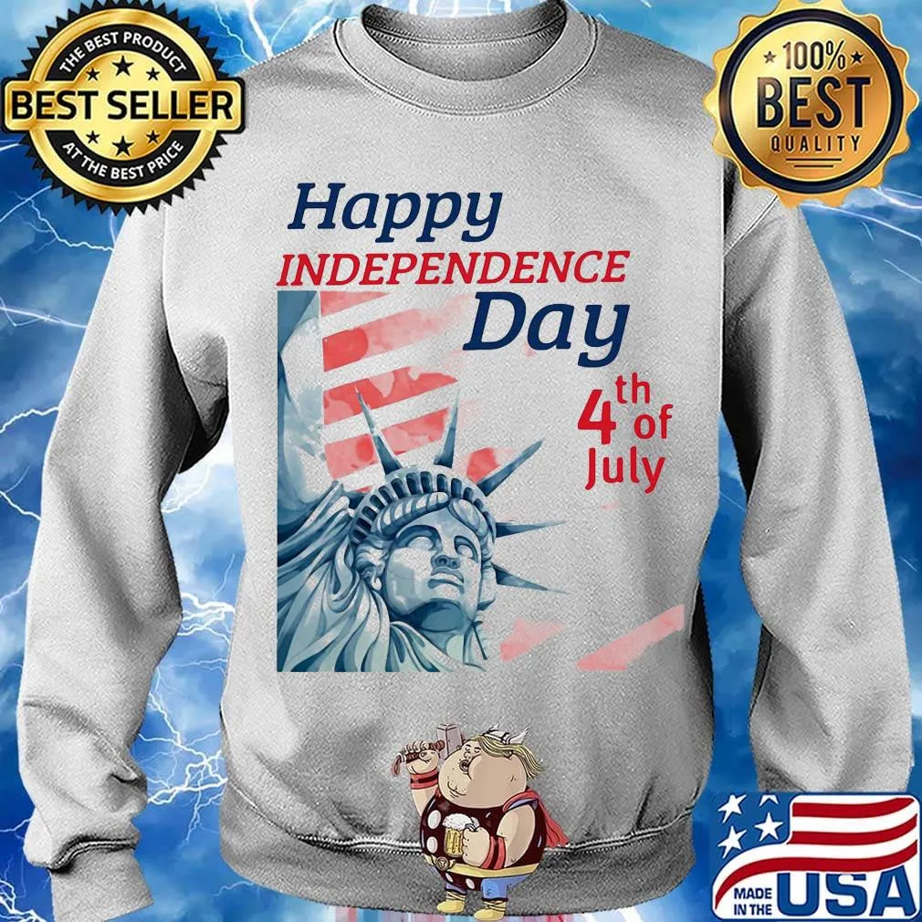 Statue of liberty happy independence day 4th of july s Sweater