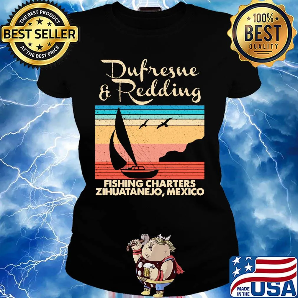 Stephen king dufresne and redding fishing charters zihuatanejo mexico vintage s Ladies tee