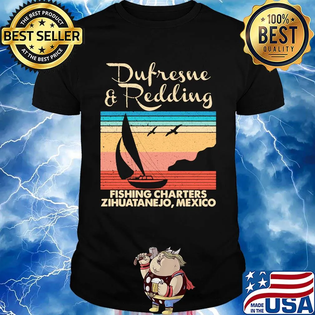 Stephen king dufresne and redding fishing charters zihuatanejo mexico vintage shirt
