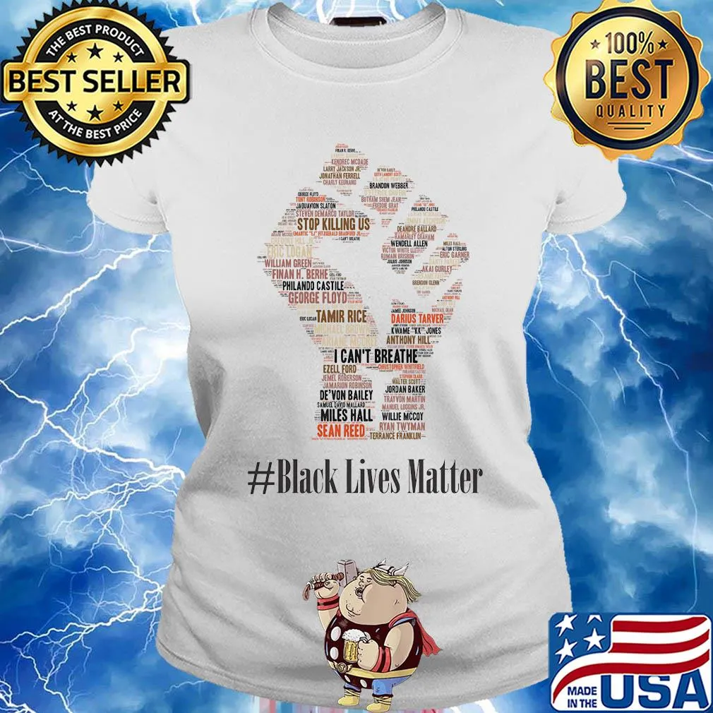Stop killing US I can't breathe black lives matter hand s Ladies tee