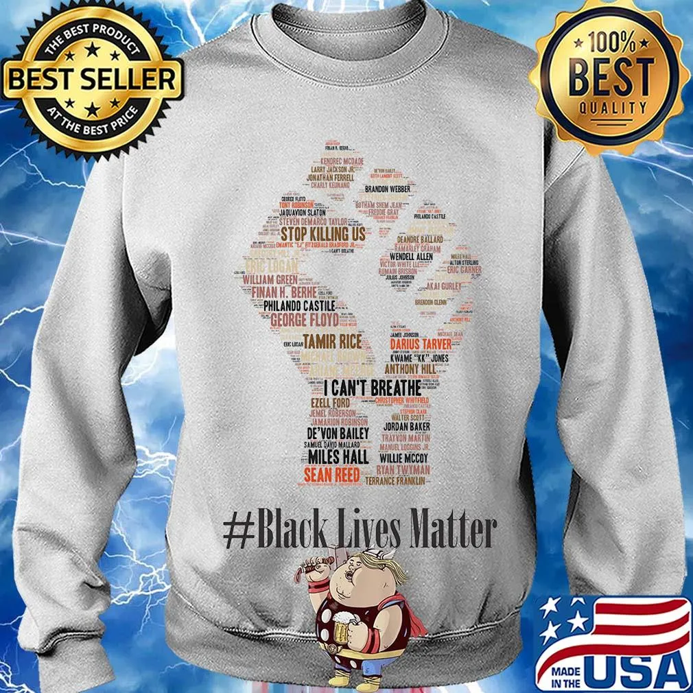 Stop killing US I can't breathe black lives matter hand s Sweater