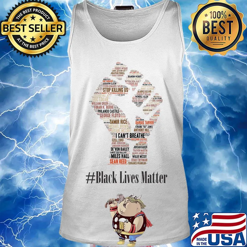 Stop killing US I can't breathe black lives matter hand s Tank top