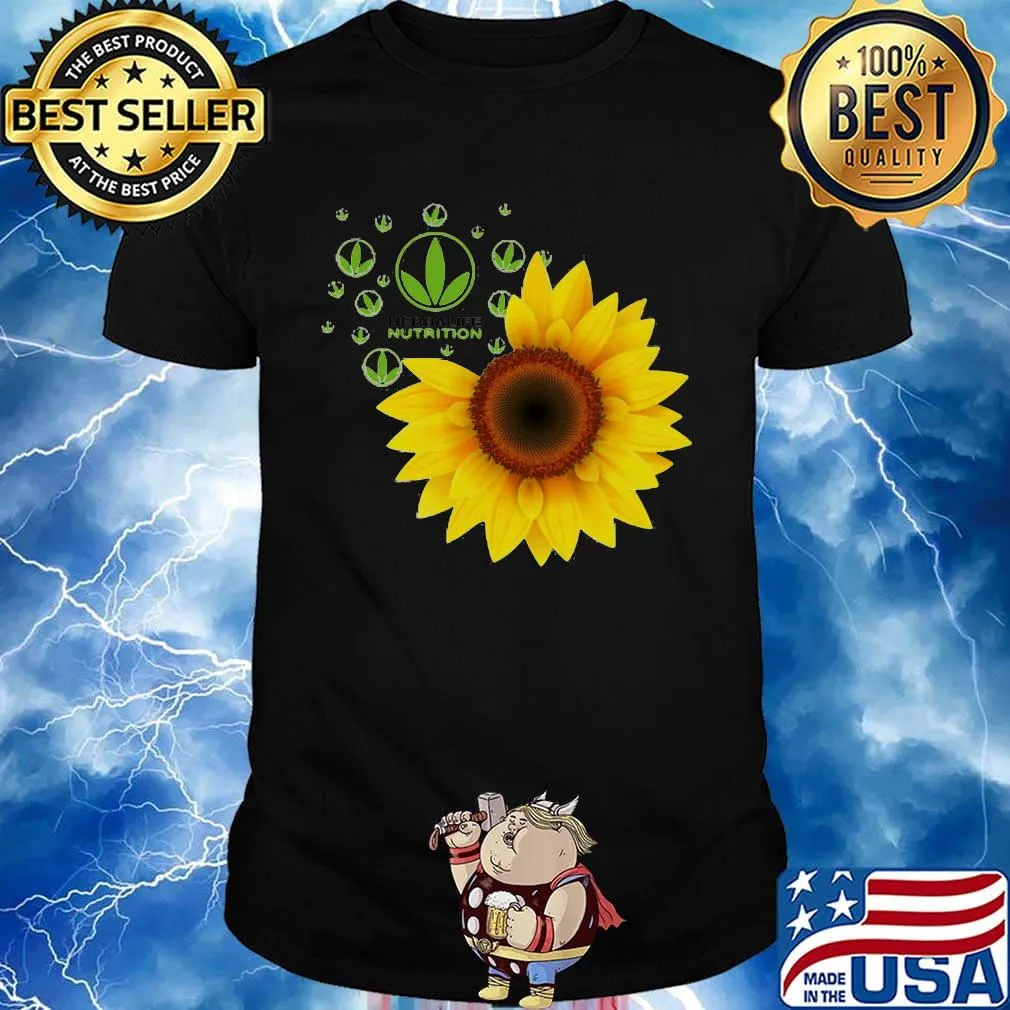 Sunflower herbalife nutrition logo shirt