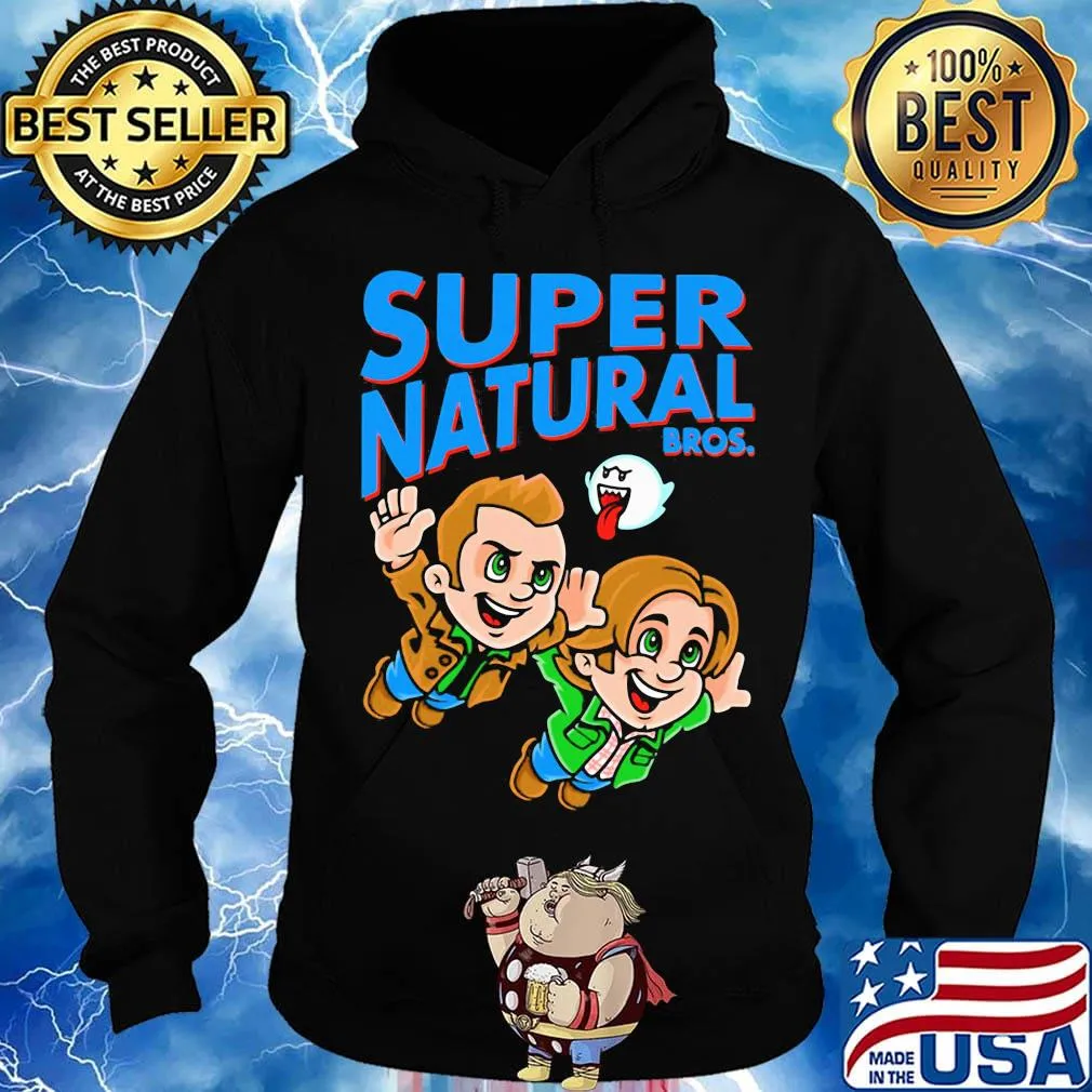 Super natural bros mario mashup s Hoodie