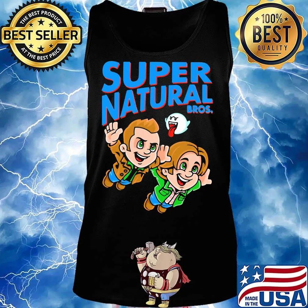 Super natural bros mario mashup s Tank top
