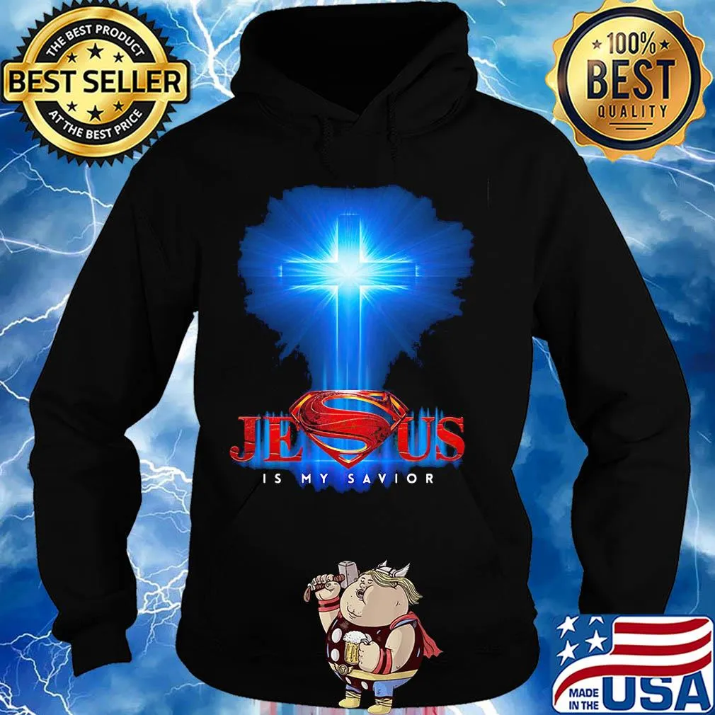Superman jesus is my savior light s Hoodie