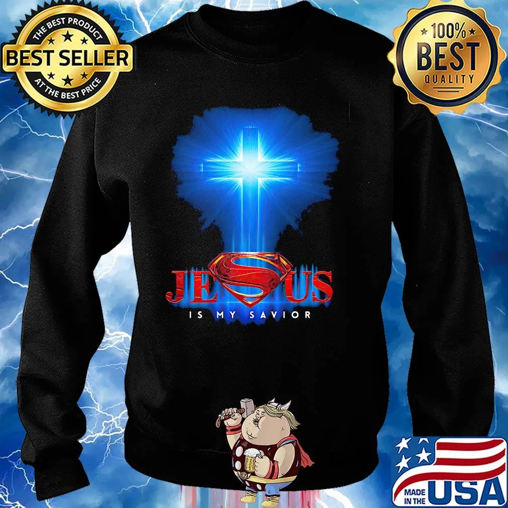 Superman jesus is my savior light s Sweater