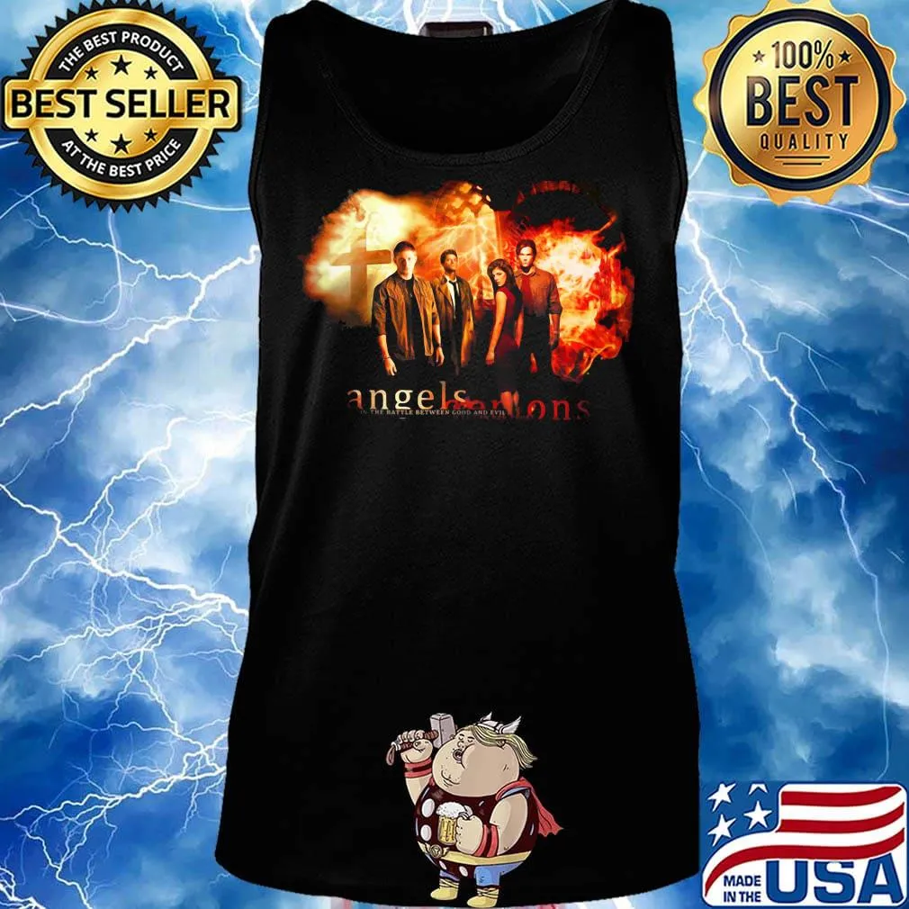 Supernatural angels seasons fire s Tank top