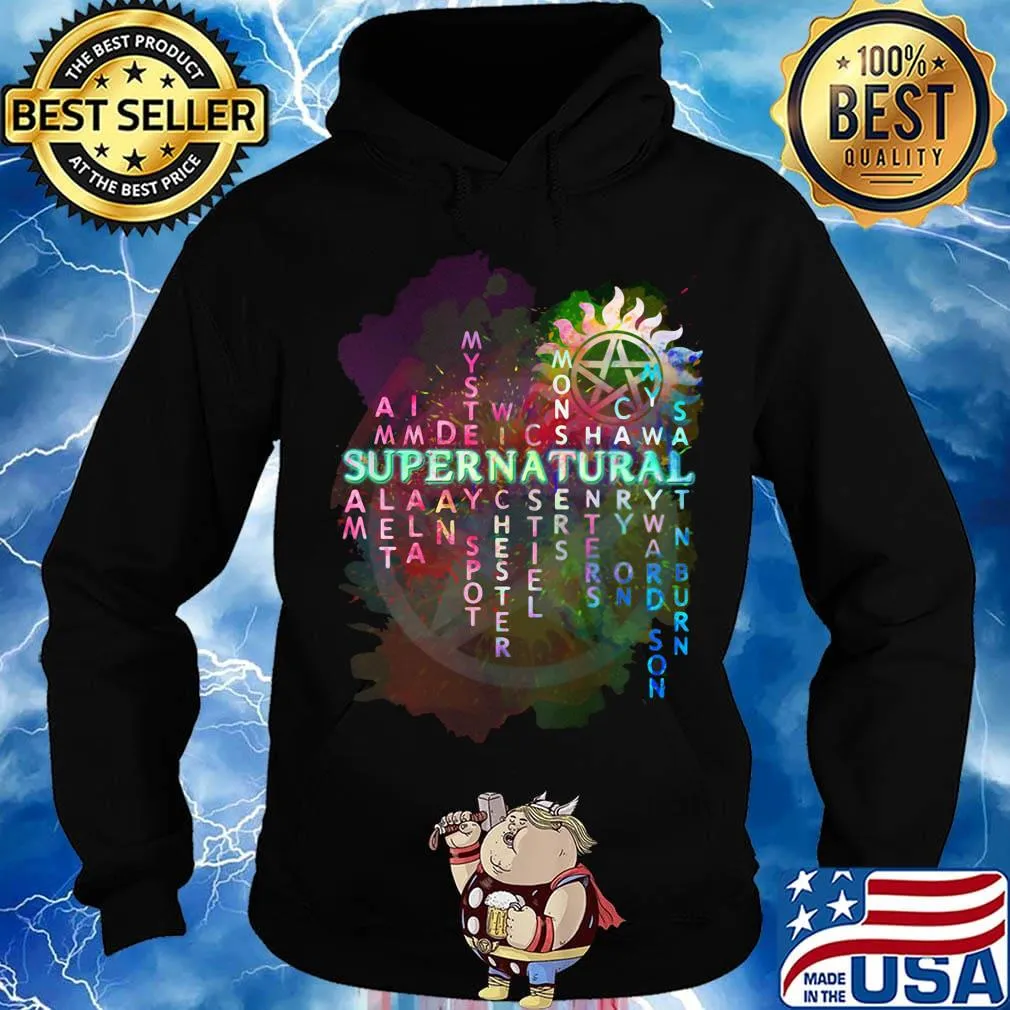 Supernatural sam amulet impala dean mystery spot winchester castiel monsters huters carry on my wayward son salt burn s Hoodie