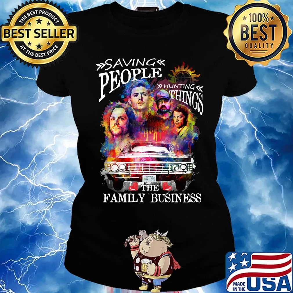 Supernatural saving people hunting the family business s Ladies tee