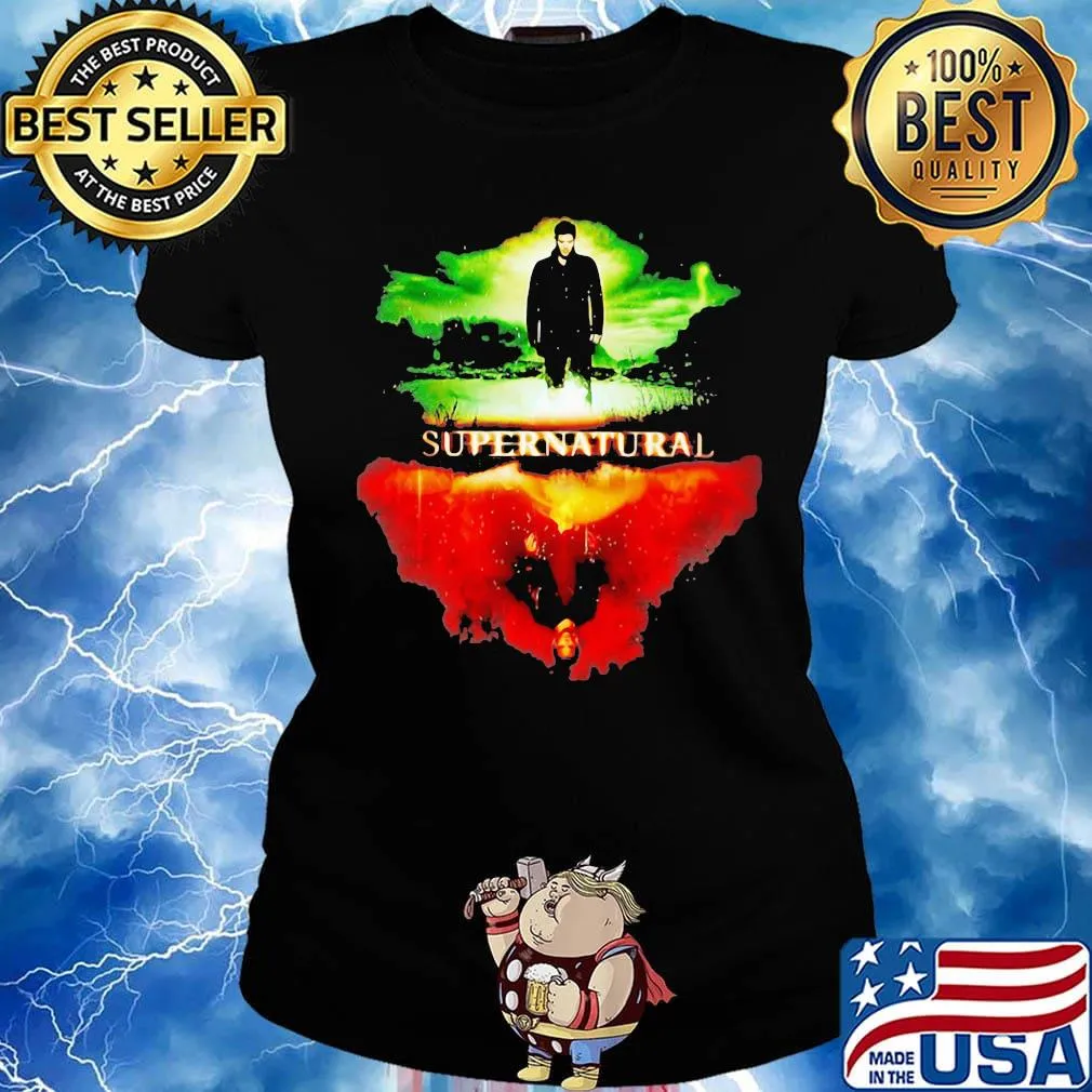 Supernatural water reflection mirror s Ladies tee