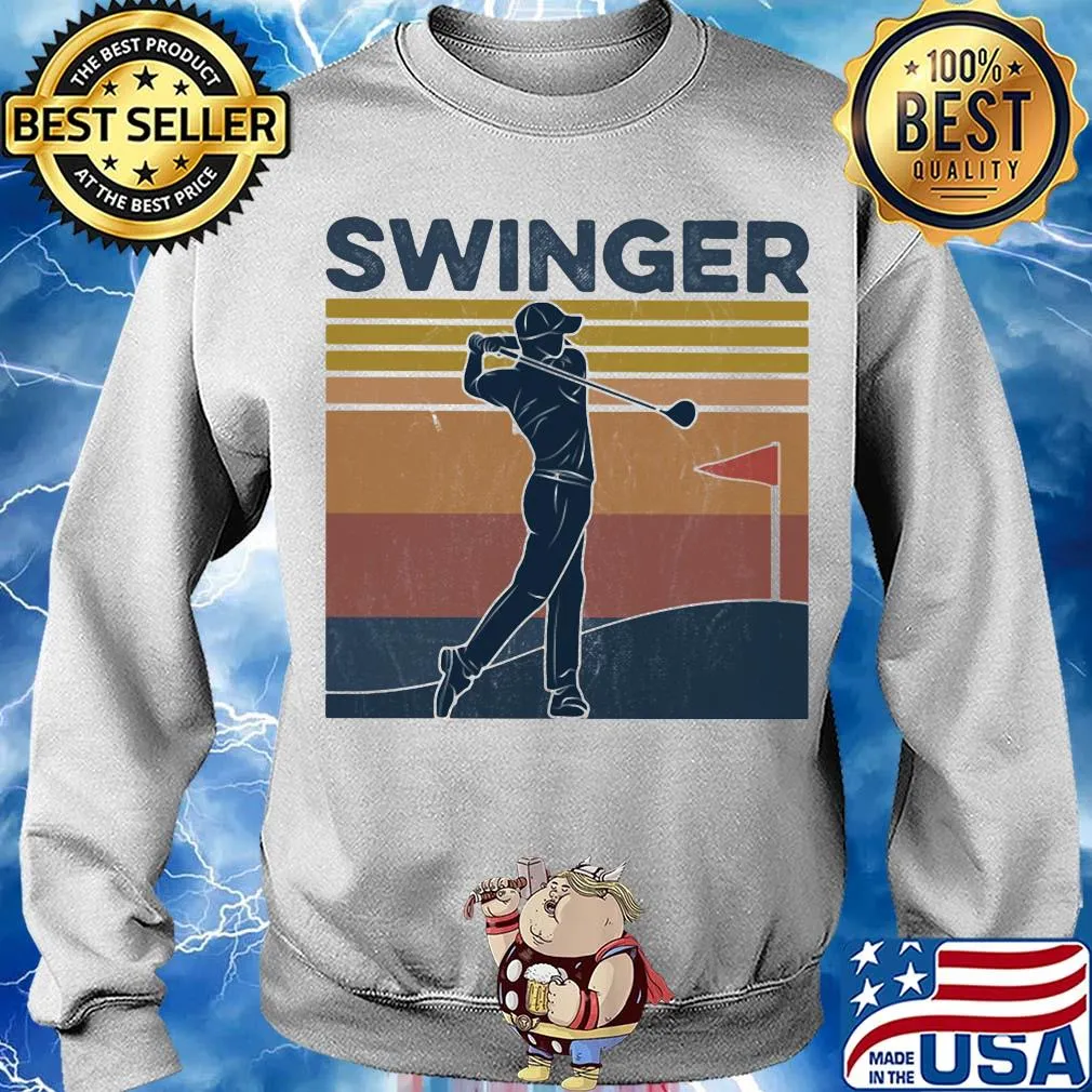 Swinger golf vintage retro s Sweater