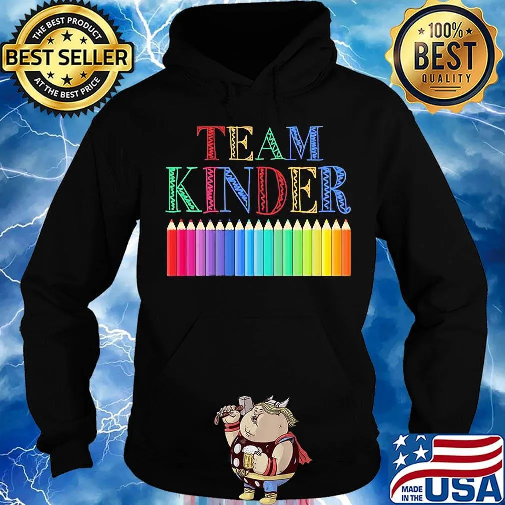 Team kinder color pencil s Hoodie