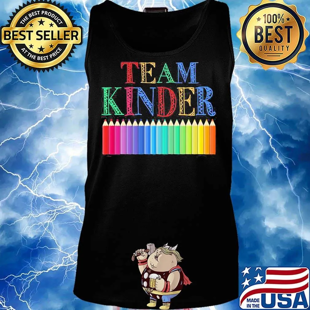 Team kinder colors pencil s Tank top