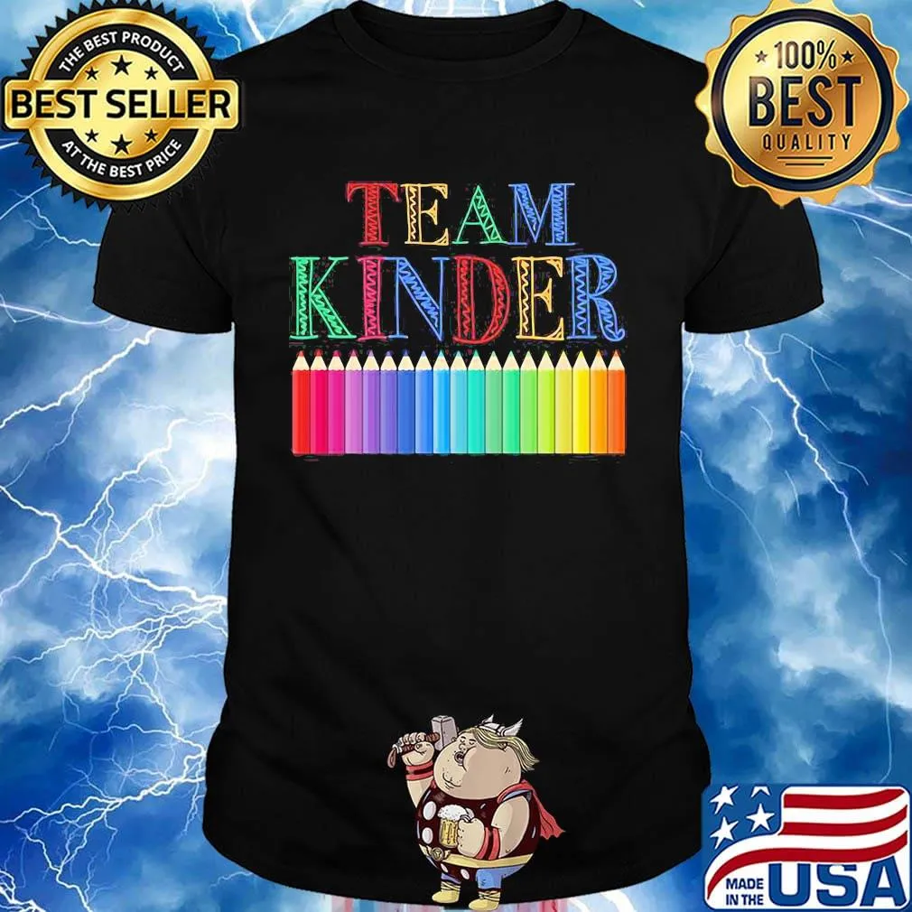 Team kinder colors pencil shirt