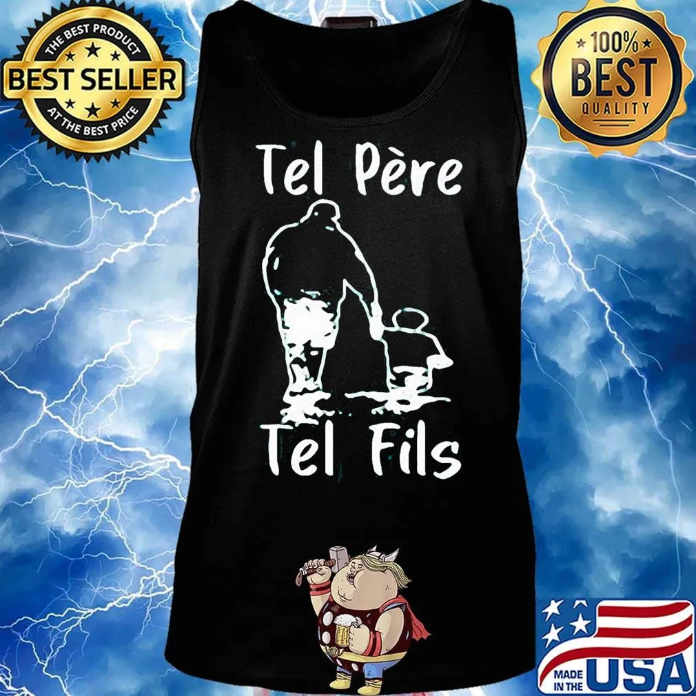 Tel père Tel fils Dad and Boy s Tank top