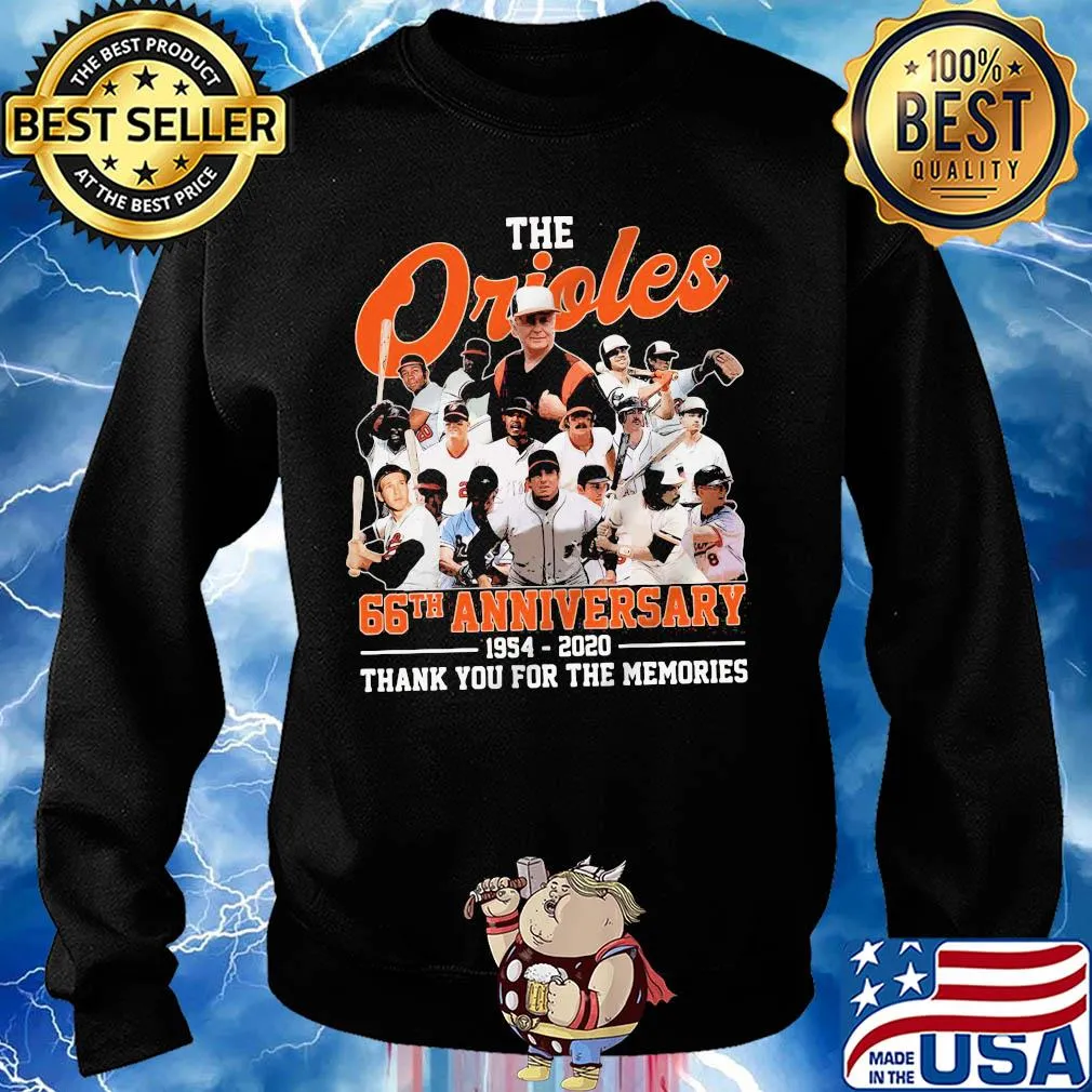 The baltimore orioles 66th anniversary 1954 2020 thank you for the memories s Sweater