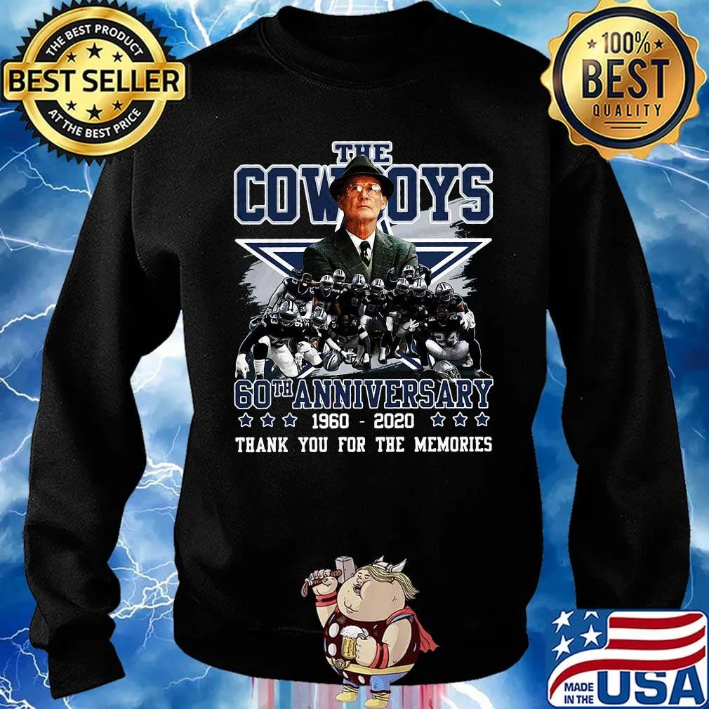 The dallas cowboys 60th anniversary 1960 2020 thank you for the memories s Sweater