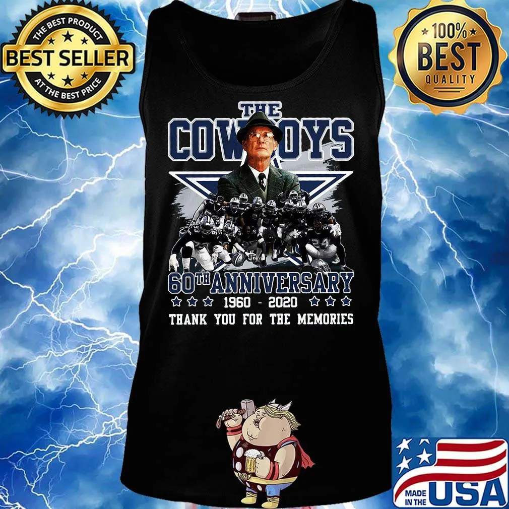 The dallas cowboys 60th anniversary 1960 2020 thank you for the memories s Tank top