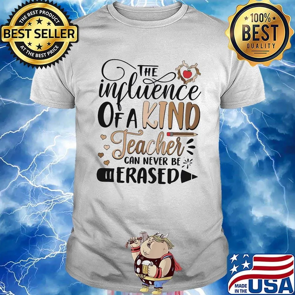 The influence of a kind teacher can never be erased hearts black lives matter shirt
