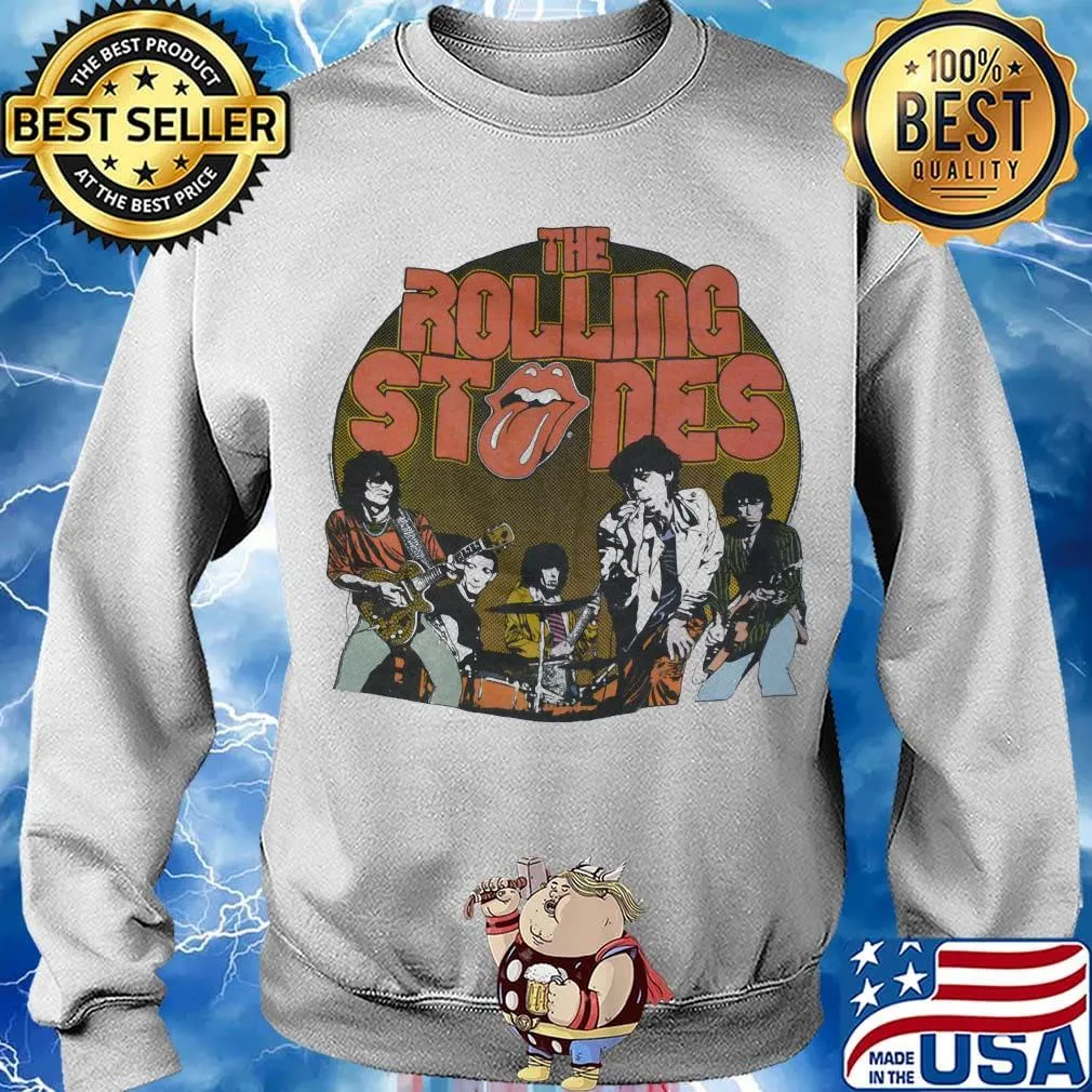 The rolling stones retro 70's vibe vintage s Sweater