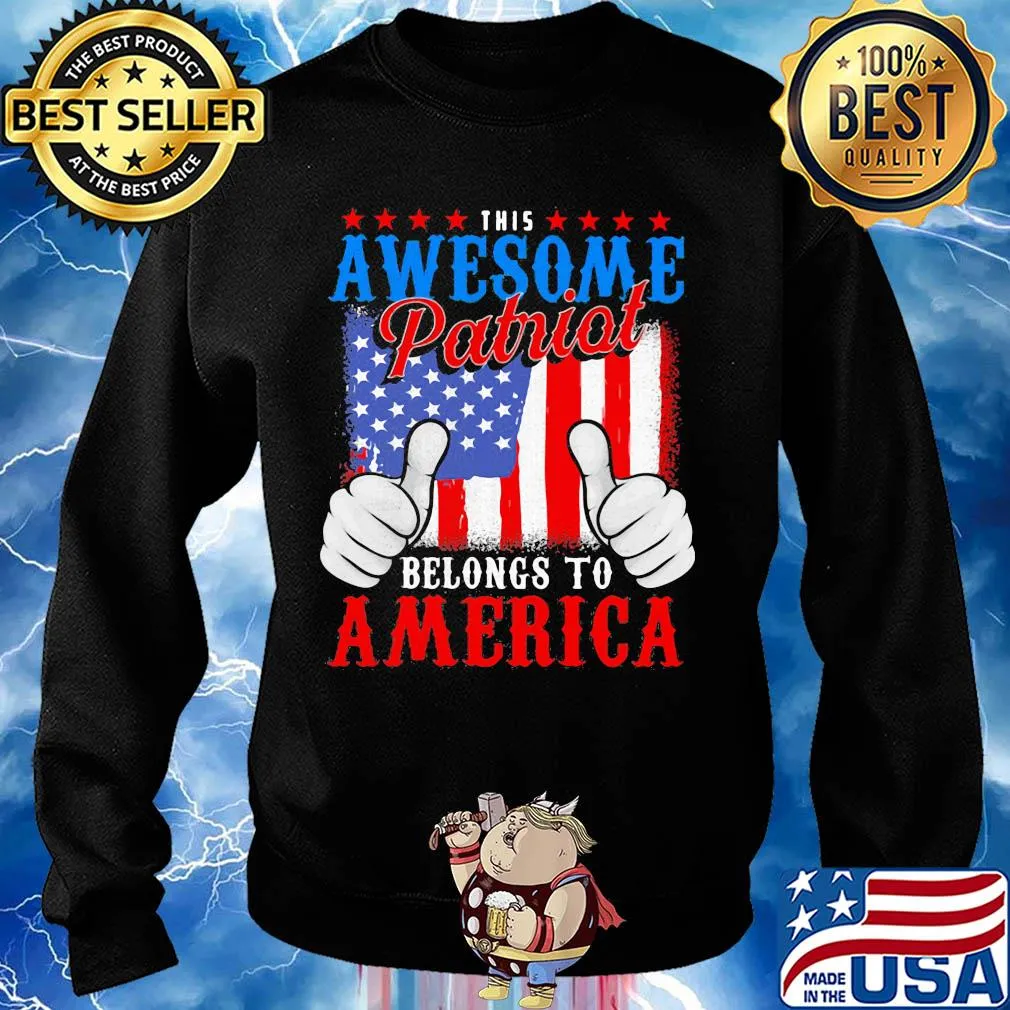This awesome patriot belongs to american flag independence day s Sweater